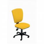 GLO Matrix Fabric High Back Chair (Lemon Upholstery with Black Plastic Frame) 103200