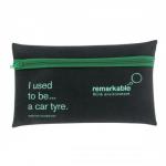 Remarkable Recycled Tyre Pencil Case (Black/Green) 7251-0000-006