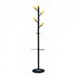 Coat Stand Tubular Steel (Black/Lemon) 103465