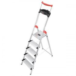 Cheap Stationery Supply of Hailo ComfortLine XXR 8855-001 Ladder with 5 XXL Steps 8855-001 Office Statationery