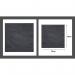 Primeur Recycled Square Recycled Rubber Stepping Stone, Slate, 30 x 30cm 103994