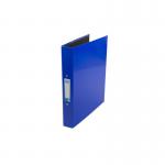 Elba Ring Binder Laminated Gloss Finish 2 O-Ring 25mm Size A4+ Blue Ref 400017754 104184