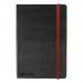 Black By Black n Red Business Journal Hard Cover Ruled and Numbered 144pp A5 Ref 400033673