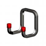 Securit Galvanised Square Double Wall Hook - 90mm 105098