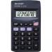 Sharp Pocket Calculator 8 Digit Display 3 Key Memory Battery Powered 60x8x103mm Black Ref EL233SBBK