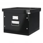 Leitz Click and Store Archive Box For A4 Suspension Files Black Ref 60460095 105827