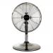 Desk and Pedestal Fan 13 Inch 2 in 1 Adjustable Height 90deg Oscillation with Manual Tilt 3-Speed Silver