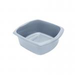 Addis Eco 100% Recycled Plastic Large Rectangular Washing Up Bowl, 9.5L Light Grey 106096