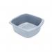 Addis Eco 100% Recycled Plastic Large Rectangular Washing Up Bowl, 9.5L Light Grey 106096