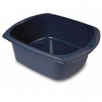 Addis Large Washing Up Bowl 9.5L Capacity In Ink Blue, 38 X 32 X 14 Cm 106310