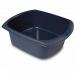 Addis Large Washing Up Bowl 9.5L Capacity In Ink Blue, 38 X 32 X 14 Cm 106310