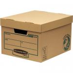 Bankers Box by Fellowes FSC Earth Series Storage Box Budget Brown Ref 4472401 [Pack 10] 106386