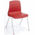 Metalliform NP Size 3 Stackable Classroom Chair 350mm (Red) Pack of 5 NP3-RD-DP1