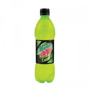 Pepsi Cola Mountain Dew Energy Drink 500ml 1 x Pack of 24 Bottles