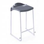 Metalliform WSM Skid Base Classroom Stool 445mm (Charcoal) WSM2SK-CH-DP1