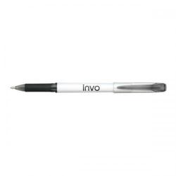 Cheap Stationery Supply of Invo Easyball Ball Pen 0.7mm Tip 0.5mm Line (Black) - 1 x Pack of 12 Ball Pens KA172803Blk Office Statationery