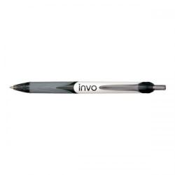 Cheap Stationery Supply of Invo Nanoball Retractable Ball Pen Low Viscosity Ink 1.0mm Tip 0.5mm Line (Black) - Pack of 12 TB172804Bk Office Statationery