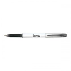 Cheap Stationery Supply of Invo Nanoball Super Smooth Ball Pen 1.0mm Tip 0.5mm Line (Black) - 1 x Pack of 12 Ball Pens TA172804Blk Office Statationery