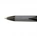 5 Star Elite Retractable Gel Pen 0.7mm Tip 0.5mm Line Black [Pack 12]