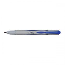Cheap Stationery Supply of Invo Permanent Fine Marker Pen 0.8mm Line (Blue) - 1 x Pack of 12 Marker Pens PY235401Bl Office Statationery