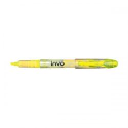 Cheap Stationery Supply of Invo Liquid Ink Highlighter Chisel Tip 1-3mm Line (Yellow) - 1 x Pack of 12 Highlighters HX100400Yw Office Statationery