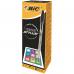 BIC Cristal Stylus Ball Pen Medium 1.0 Tip 0.32mm Line Black Ref 902124 [Pack 12]