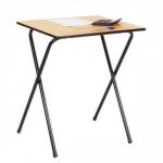 Trexus Folding Exam Rectangular Desk (Beech) EF0001S