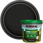 Ronseal One Coat Shed and Fence Protector Black Oak 5 litres 107722