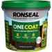 Ronseal One Coat Shed and Fence Protector Black Oak 5 litres 107722