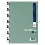 Cambridge Jotter Nbk Wirebound 80gsm Ruled Margin Perf Punched 4 Holes 200pp A4 Ref 400039062 [Pack 3] 107812