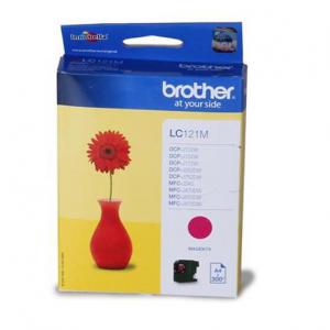 Click to view product details and reviews for Brother Inkjet Cartridge Page Life 300pp Magenta Ref Lc121m 107920.