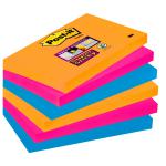 Post-it Super Sticky Colour Notes Pad 90 Sheets Bangkok 76x127mm Ref 655-6SS-EG [Pack 6] 107957
