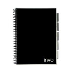 Cheap Stationery Supply of Invo Premium (A4) Polypropylene Wirebound Project Notebook (Pack of 3) 108141 Office Statationery