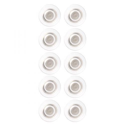 Nobo Glass Whiteboard Magnets Dia 32mm Clear 1903854