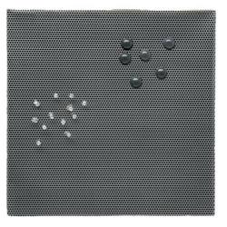 Cheap Stationery Supply of Invo (350x350mm) Mesh Bulletin Board Complete with 6 Magnets and 12 Pins M1300 Office Statationery