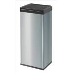 Big Bin Touch Steel and Impact-resistant Plastic Flat Packed 60 Litre Silver Ref 0860-601 108854
