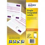 Avery (100 x 45mm) Integrated Single Label Sheet (White) Pack of 1000 Sheets L4833