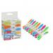 Soft Grip Clothes Pegs 10pk Assorted Colours Soft & Secure dont mark Clothes. 112490