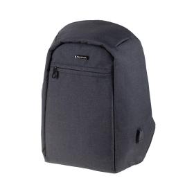 LightPak Safepak Backpack With 15in Laptop Case Polyester Black Ref 46154 112491