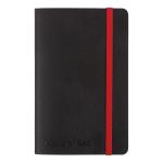 Black By Black n Red Business Journal Soft Cover Ruled and Numbered 144pp A6 Ref 400051205 112560