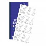 Challenge Duplicate Book Carbonless Receipt Book 2 Sets per Page 50 Sets 140x70mm Ref 400048628 [Pack 10]