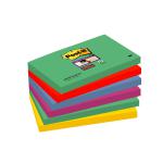 Post-it Super Sticky Removable Notes Pad 90 Sheets 76x127mm Marrakesh Ref 655-6SS-MAR [Pack 6] 112625