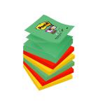 Post-it Super Sticky Z-Notes Pad 90 Sheets Marrakesh 76x76mm R330-6SS-MAR [Pack 6] 112632