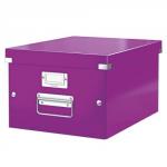 Leitz Click and Store (A4) Medium Storage Box (Purple) 60440062