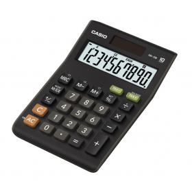 Casio Desktop Calculator 10 Digit 3 Key Memory Battery/Solar Power 103x29x147mm Black Ref MS-10B 112950
