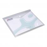 Rexel Popper Wallet Folder Polypropylene A3 Translucent White Ref 16131WH [Pack 5] 113045
