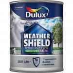 Dulux Weather Shield Quick Dry Satin Paint, 750 Ml - Hazelnut Truffle 113654