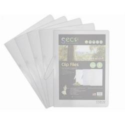 Cheap Stationery Supply of Stewart Superior ECO (A4) Biodegradable Swing Clip File Capacity 30 Sheets (Clear) Pack of 5 8342-CL Office Statationery