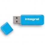 Integral Neon Flash Drive USB 3.0 Blue 64GB Ref INFD64GBNEONB3.0 113778