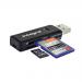 Integral Memory Card Reader SD and Micros Formats USB 3.0 Dual Slot Ref INCRUSB3.0SDMSD